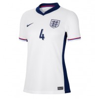 Camiseta Inglaterra Declan Rice #4 Primera Equipación Replica Eurocopa 2024 para mujer mangas cortas